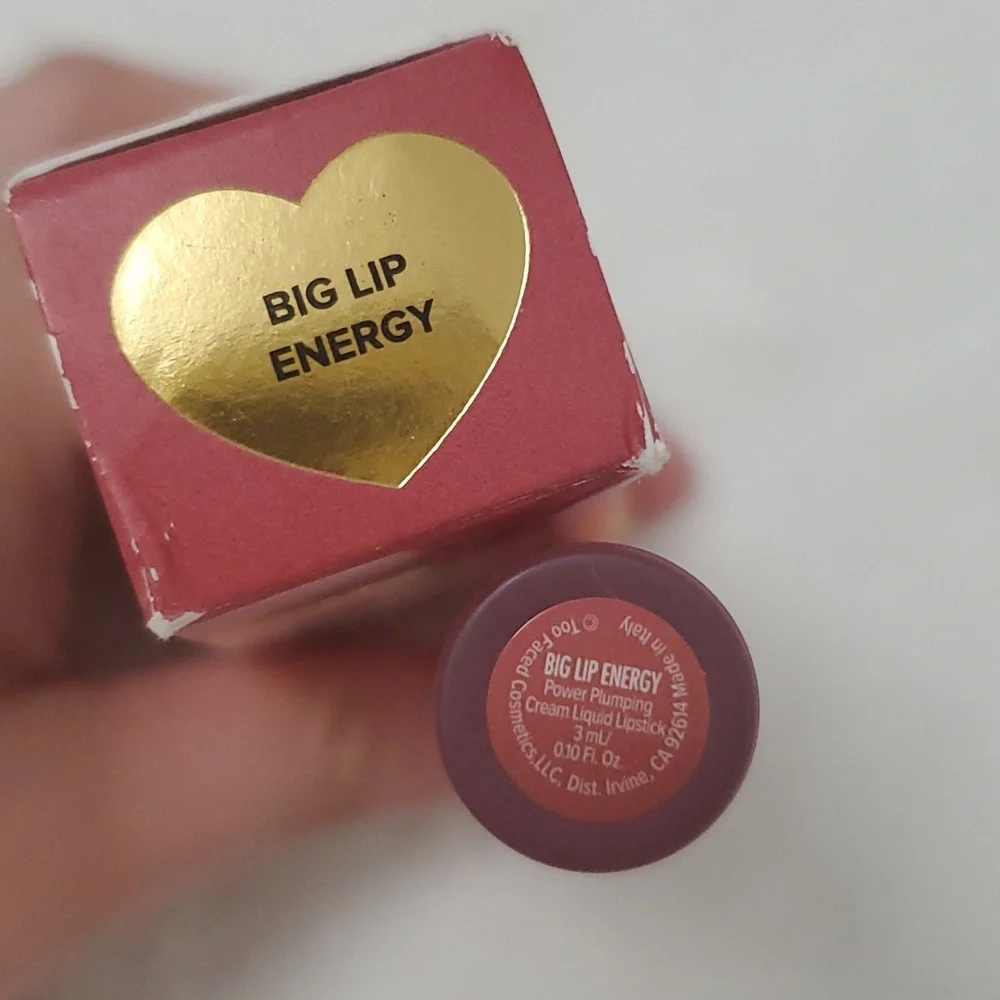 NIB Too Faced Lip Injection Liquid Lipstick in Big Lip Energy